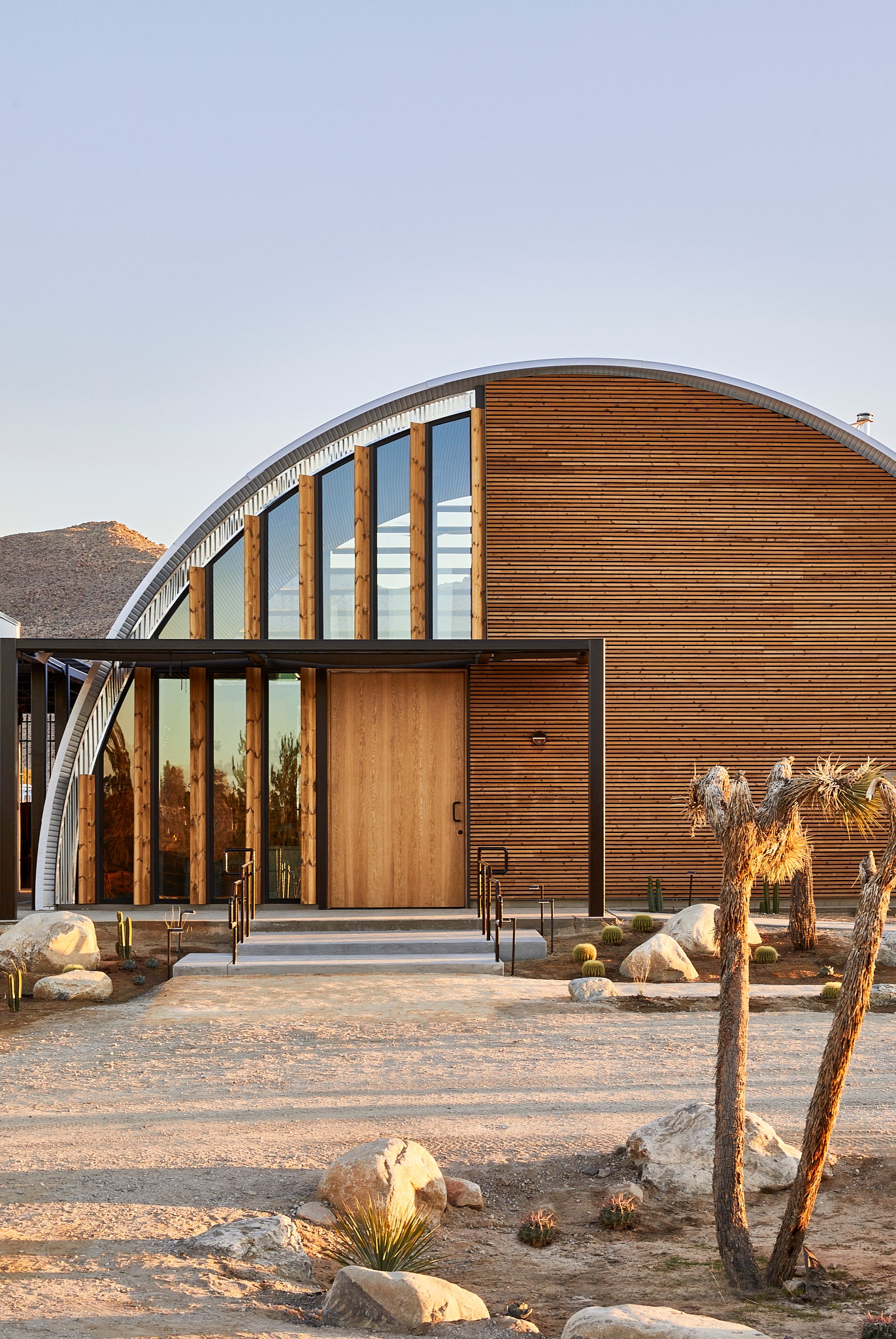 Images may contain interior design wooden building outdoor shelter and hardwood